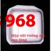 Hộp xôi vuông sọc cạn lòng
